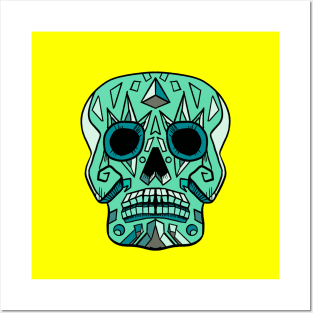 Candy skull 4 Posters and Art